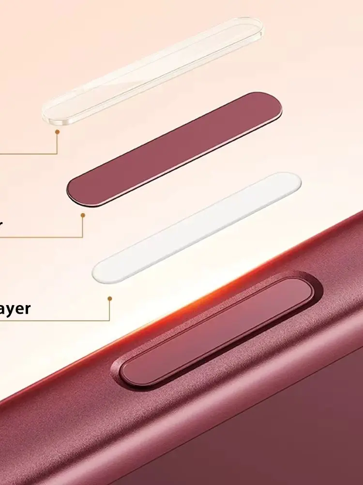 Panglam 2 Stück weiche Kamerasteuerungs- und Aufnahmetasten für iPhone 18 Pro Max 16 17 Pro Max Aufkleber Handy-Zubehör für iPhone 18Pro