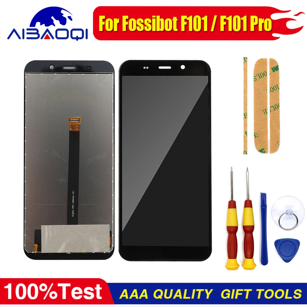 New Original Touch Display For Fossibot F101 F101 Pro Phone Screen LCD Replacement Parts + Disassemble Tool