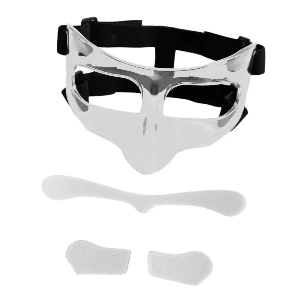 Basketball Nose Protector Adjustable Facial Guard Shield Mask for Sports Volleyball Wrestling Football
