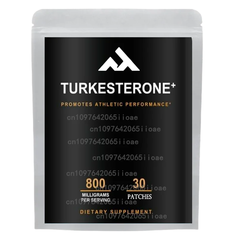 30 Patches Turkesterone Transdermal Patches Ultra High Strength for Athletic Performance & Muscle Mass Anti Aging