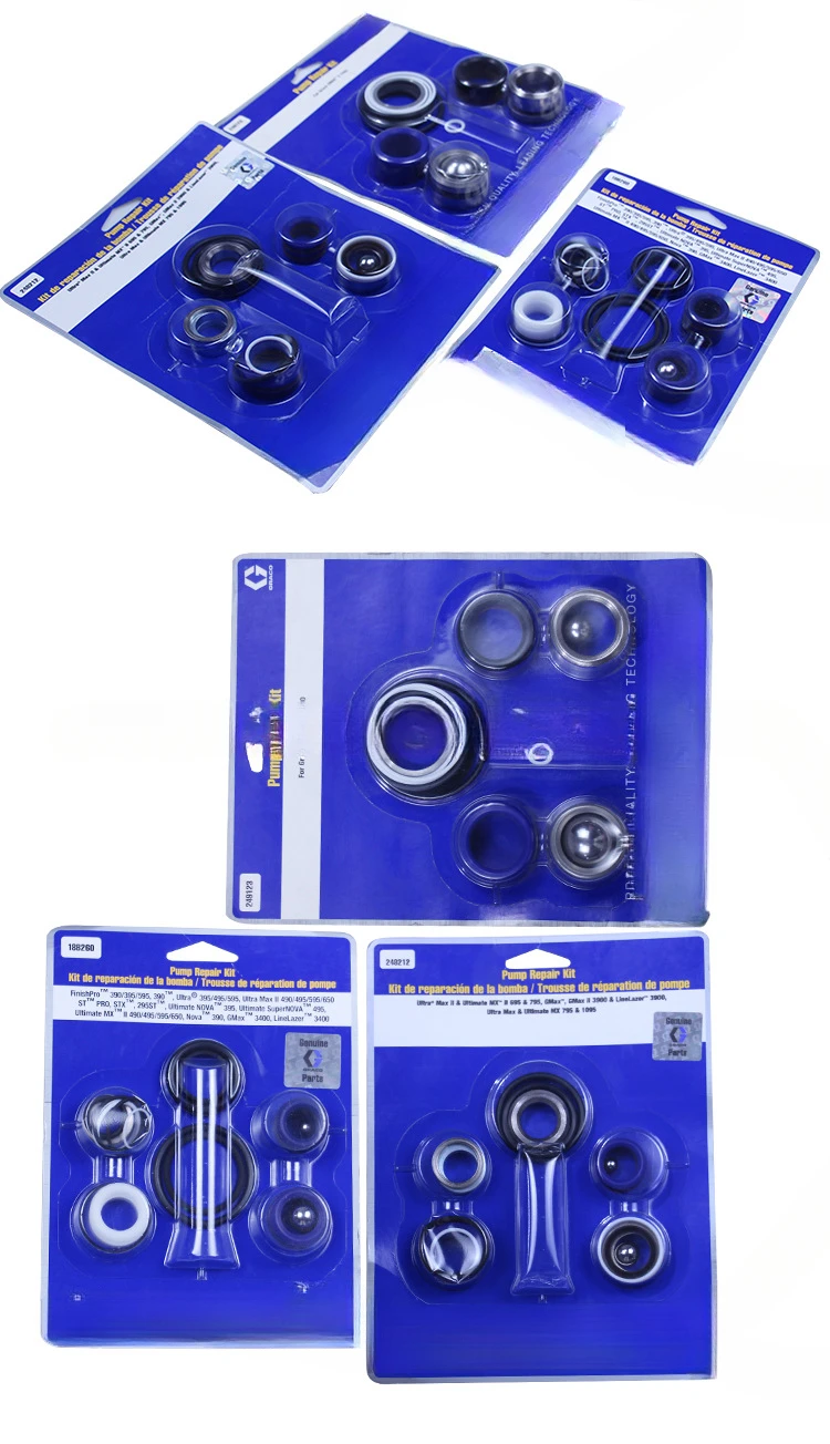 395 495 695 1095 Sealing ring spraying machine accessories upper and lower sets of airless maintenance kits