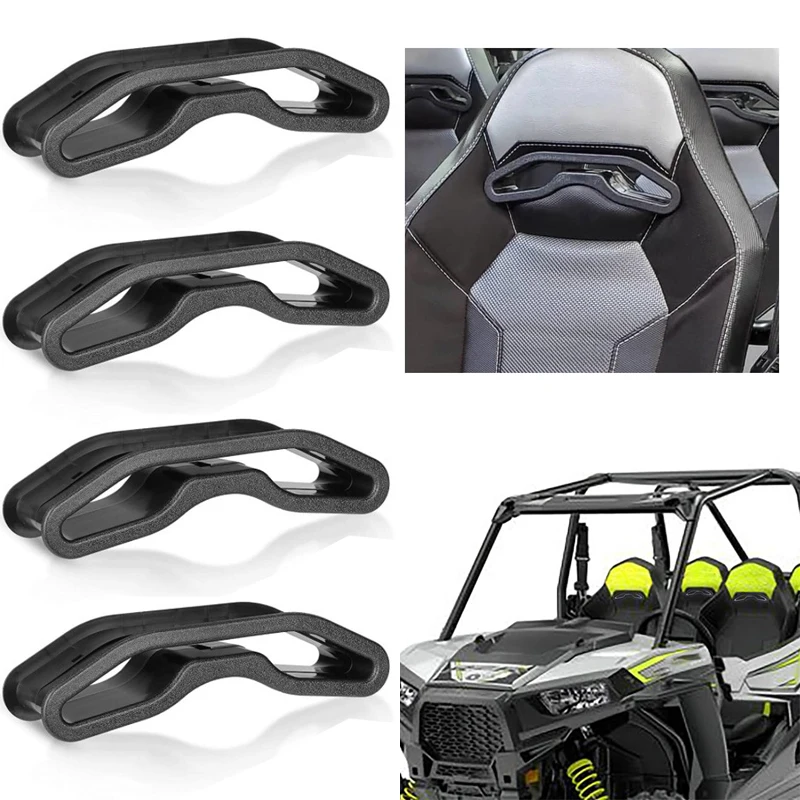 

Seat Belt Harness Pass Through Bezel Insert For 2014-2023 UTV Polaris RZR XP Turbo 1000 900 S XC General (4 PCS)