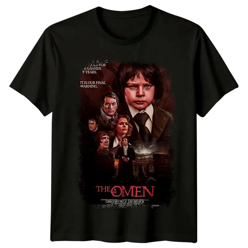 The Omen 1976 Movie Poster Inspired  T shirt Retro 80s