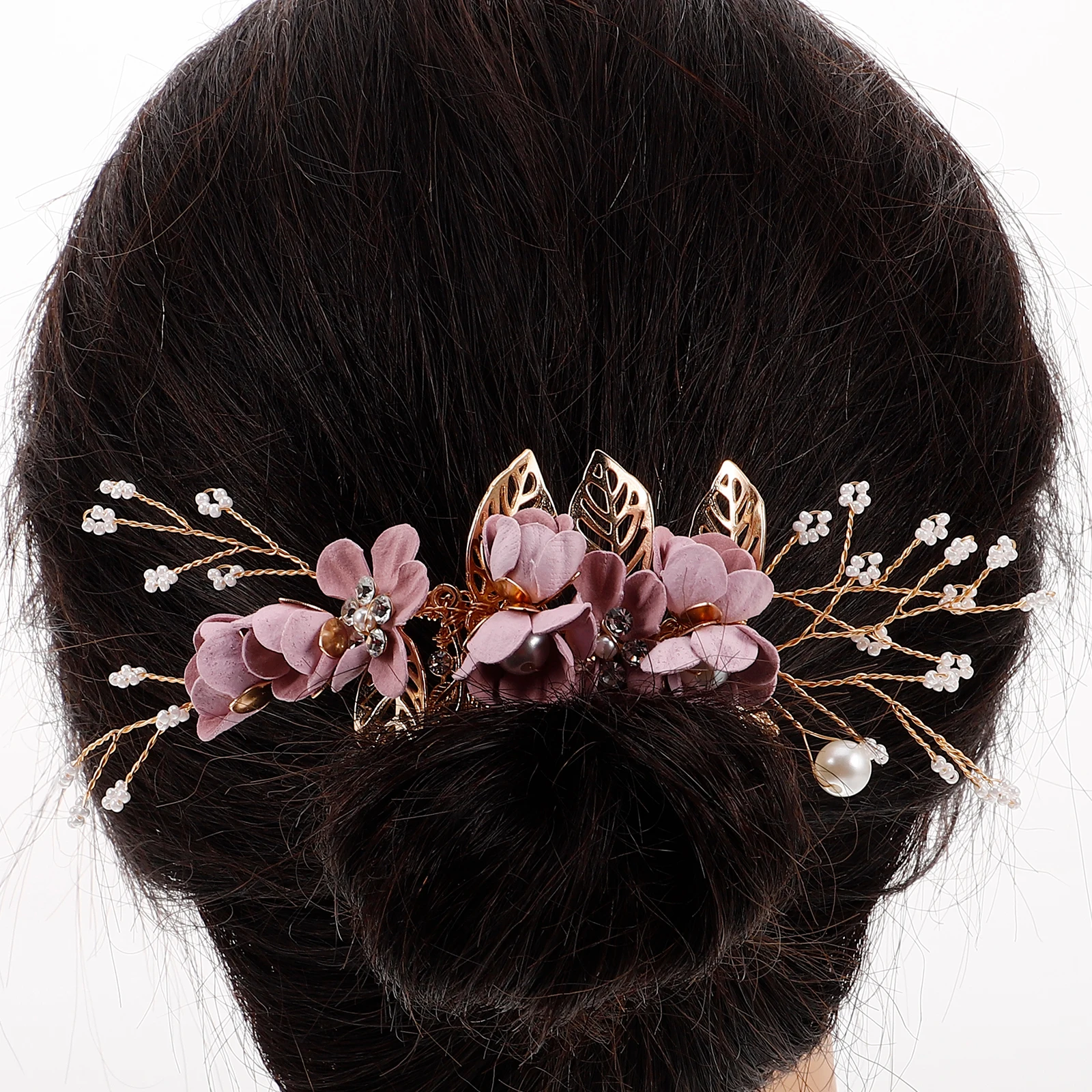 

Bridal Hair Comb Handcrafted Elegant Design for Wedding Brides Bridesmaids Headpieces Accessories