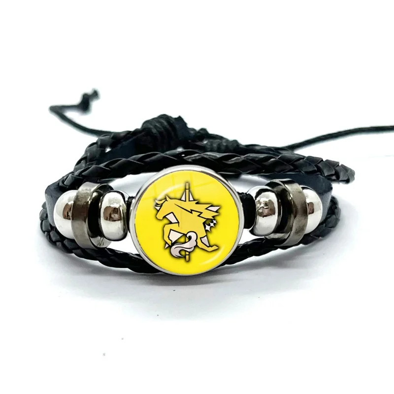 Game Limbus Company Lederarmbänder Anime Mehrschichtige geflochtene Armbänder Armreifen Handgefertigter Schmuck Geschenke – Detail 14