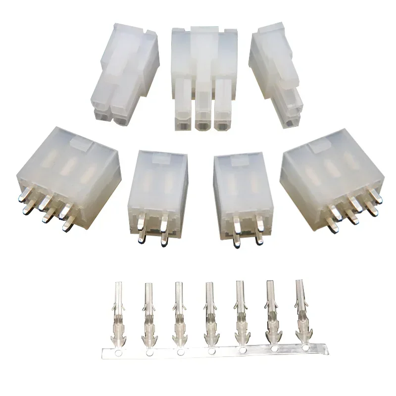 5sets 4.2mm Auto Electrical Connector 5557 5569 Straight Wire Terminal Plug Vehicle Accessories