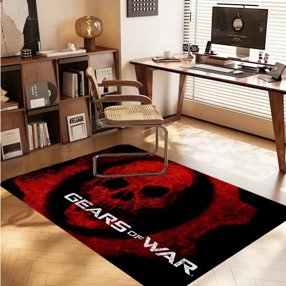 G-Gears of W-War Floor Mat Non-Slip Laundry Room Mat Laundry Decor Balcony Child Living Room Bedside Mats