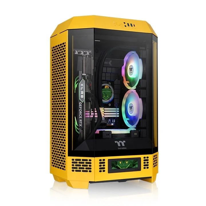 Tower-300 Thermal Lead Gaming Case, Mini Tower Design, Supports Micro-ATX & Mini-ITX Mainboards for Desktop PC