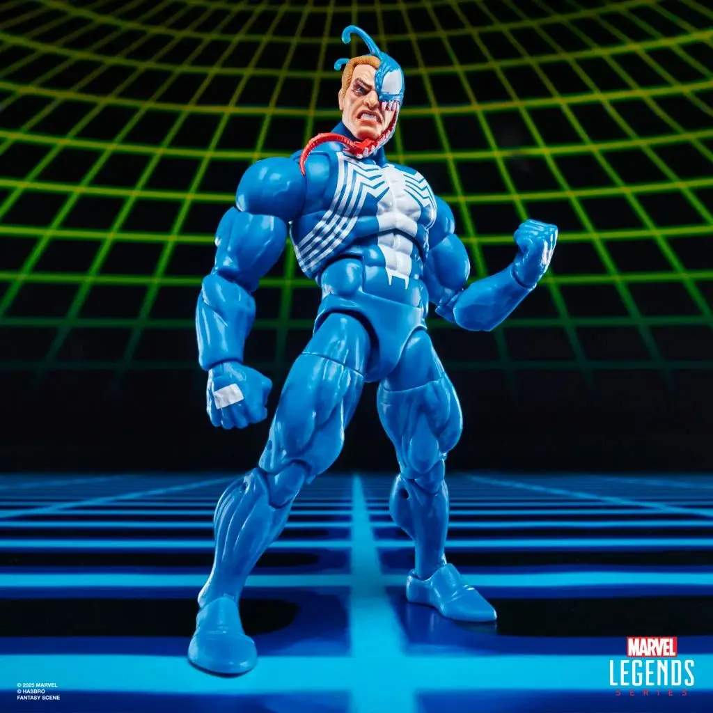 شخصية Marvel Legends Gamerverse MVC Captain America VS Venom 2pack Deluxe Exclusive مقاس 6 بوصات