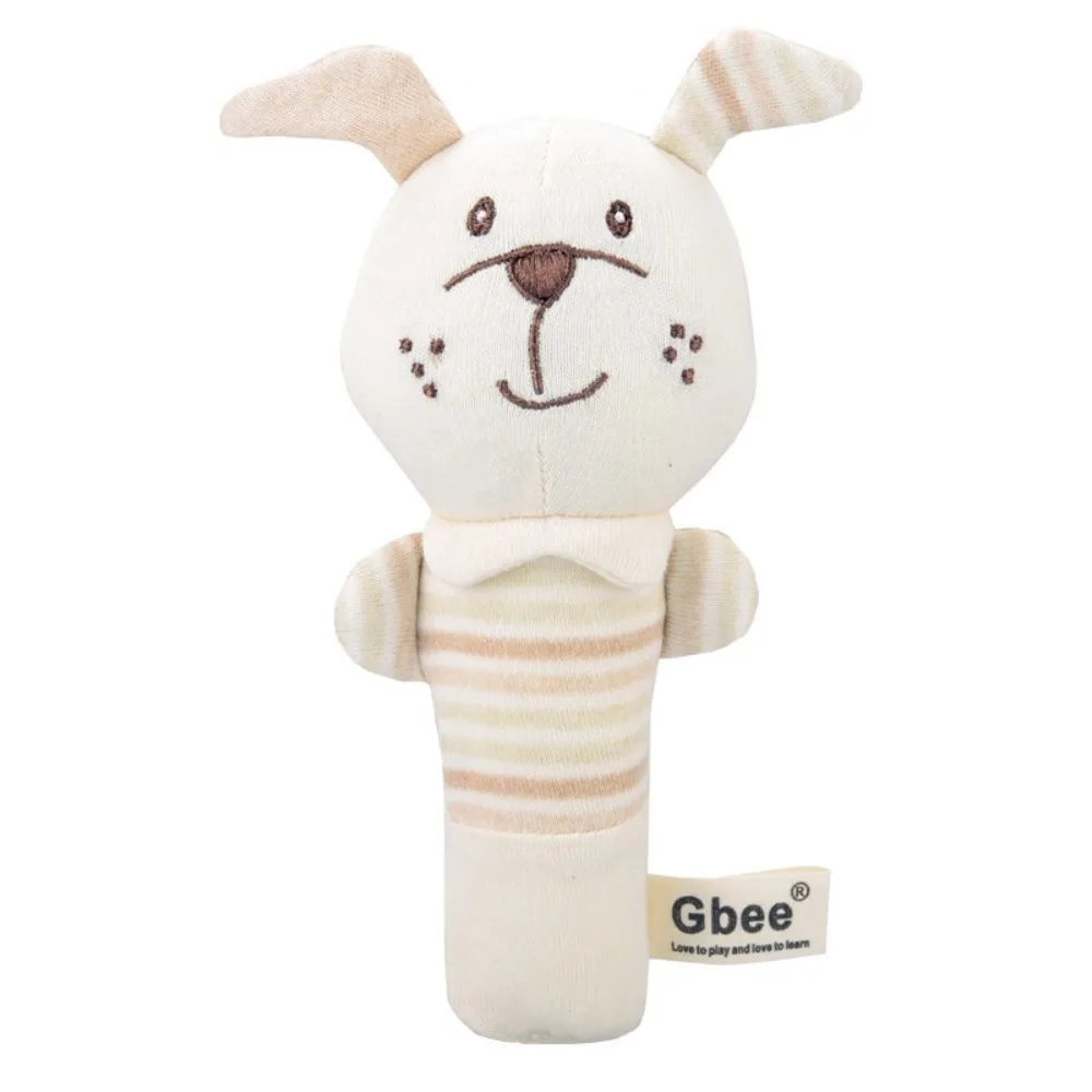 Creative Cartoon Animals Baby Hand Shaker Soft Child Educational Handbells Newborn Comfort Toy Baby Comfort Toys Infant Rattle