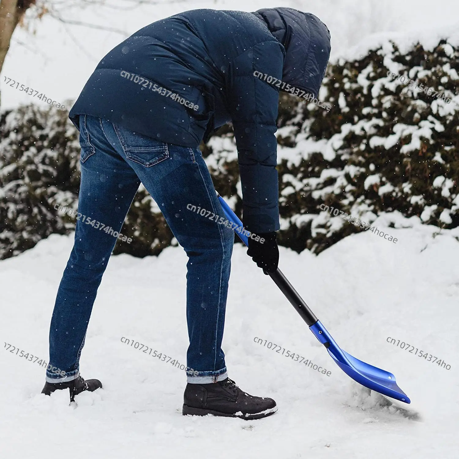 

Outdoor Vehicle Aluminum Alloy Retractable Snow Shovel Multi-functional Snow Removal Vehicle Portable Shovel