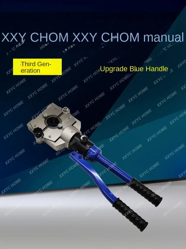 Automotive air conditioning pipe head extrusion machine riveting manual hydraulic aluminum sheathed hose pipe