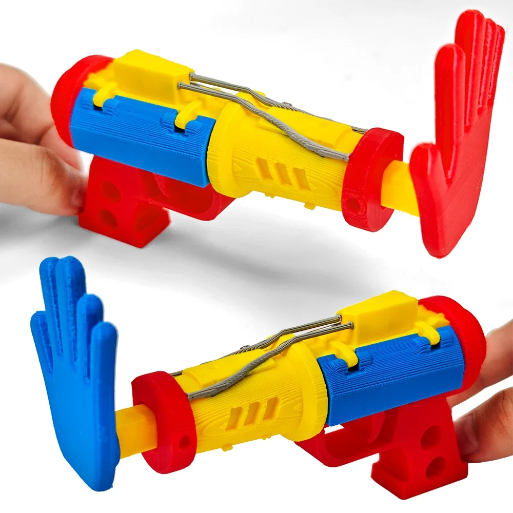 Horror Game Poppy Playtime Inspired Grab Pack Toy 3D Printed Ejectable Hand Gun with Replaceable Palms for Kids Role Play
