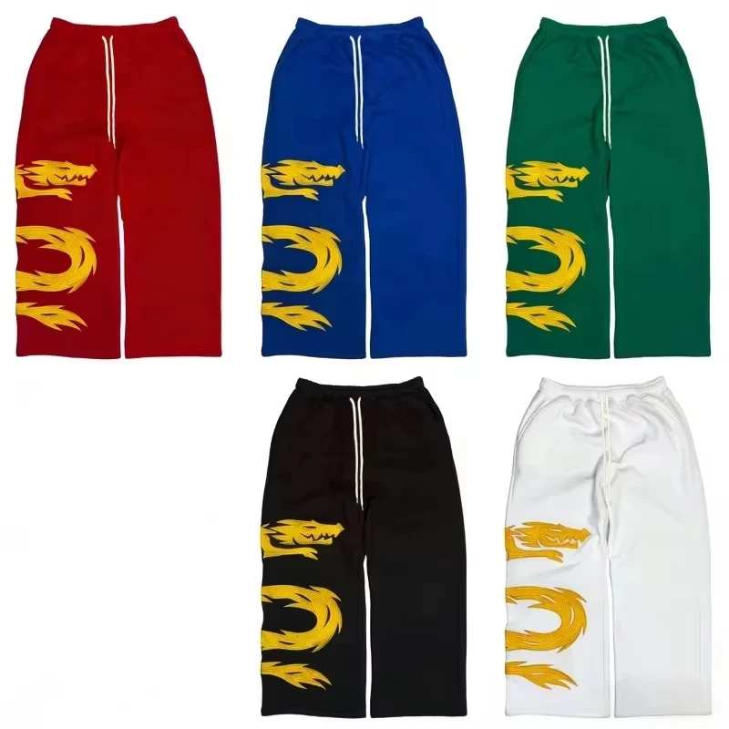Y2K Anime High Street Hosen mit kosmetischem Print und weitem Bein, trendige Alltags-Streetwear für Damen und Kinder, modische Freizeithosen – Detail 8
