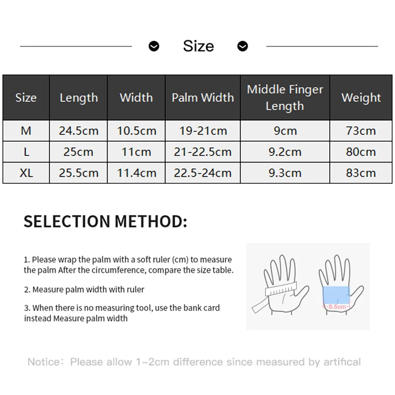 Autumn Winter Warm Men's Gloves Outdoor Cycling Sports Waterproof Windproof Thicken Touch Screen Nonslip Riding Motorbike Gloves