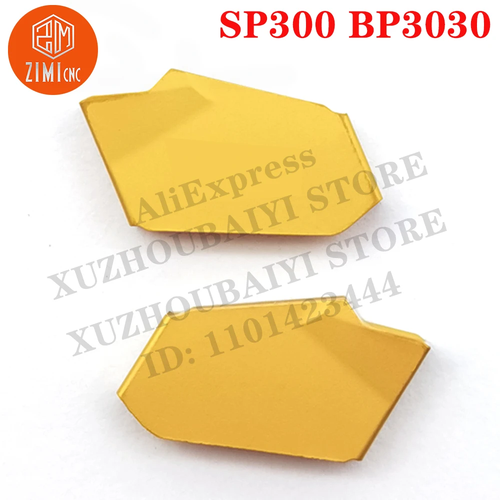 SP300 BP3030 SP300 Carbide CNC Tool Cutting Lathe Tools Metal Turning insert mechanical metal lathe Turning Carbide Inserts Tool