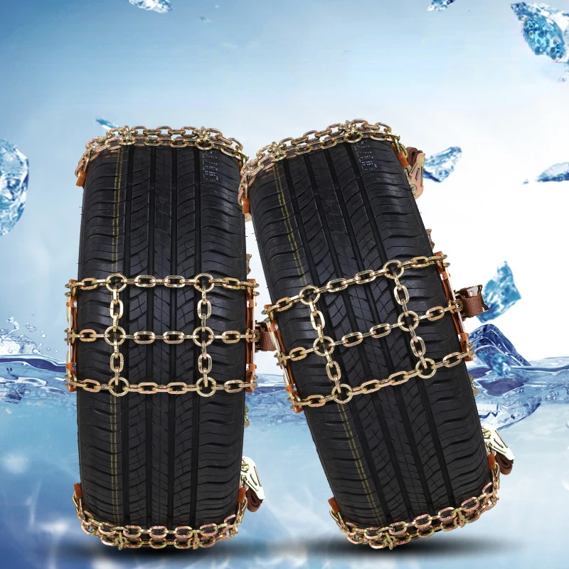 Universal Steel Winter Truck Car Wheels Tyre Tire Snow Ice Chains Belt Winter Anti-skid Vehicles SUV Wheel Chain Mud Road Safety