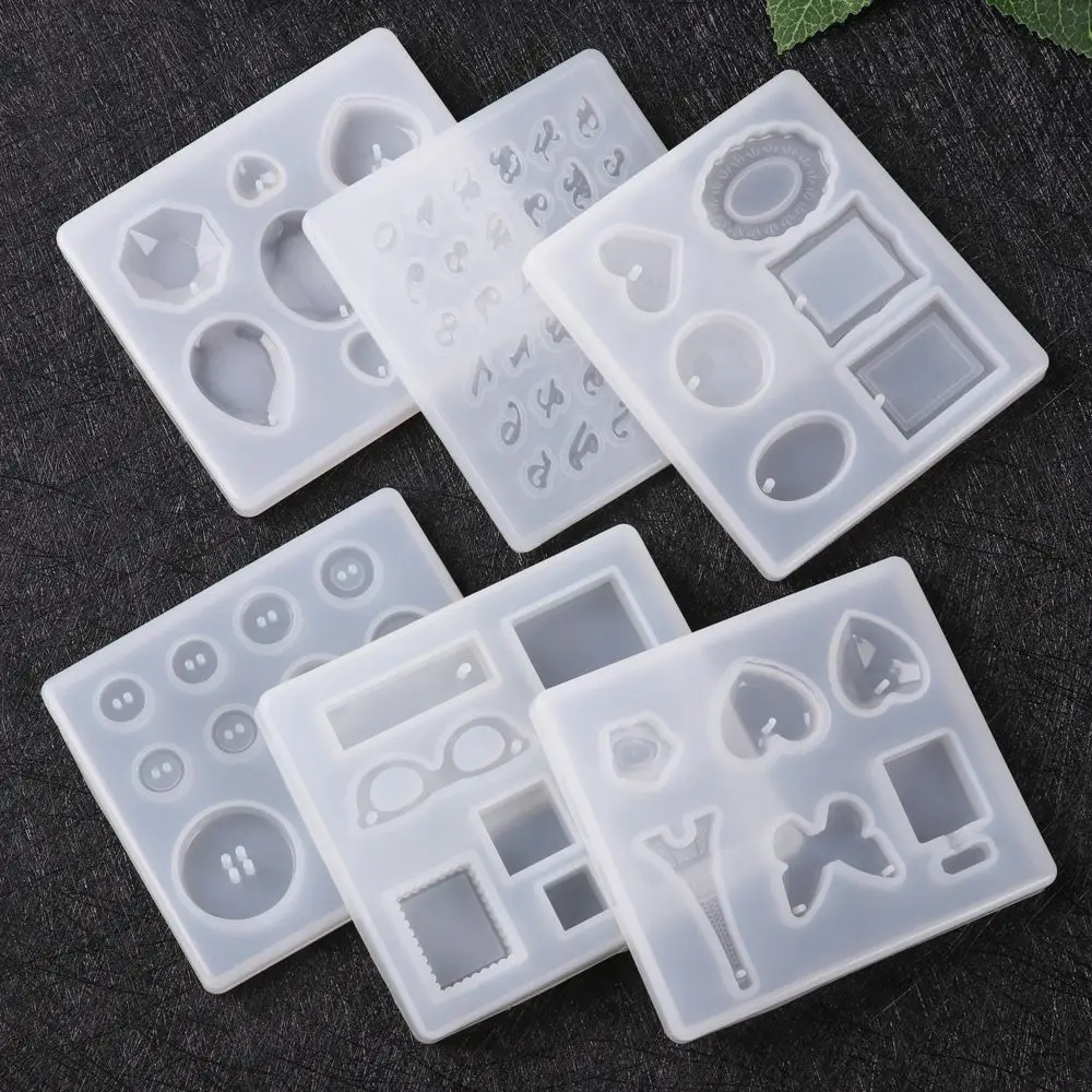 Crystal Epoxy Jewelry Making Tool Resin Mould Silicone Molds DIY Keychain Mold