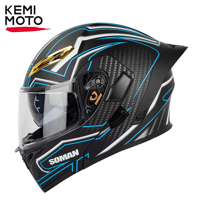 

Full Face Helmets Motorcycle Motorcross Flip Up Helmet Dual Lens Motorbike Helmet Double Visor Casco Moto Capacete DOT Approved