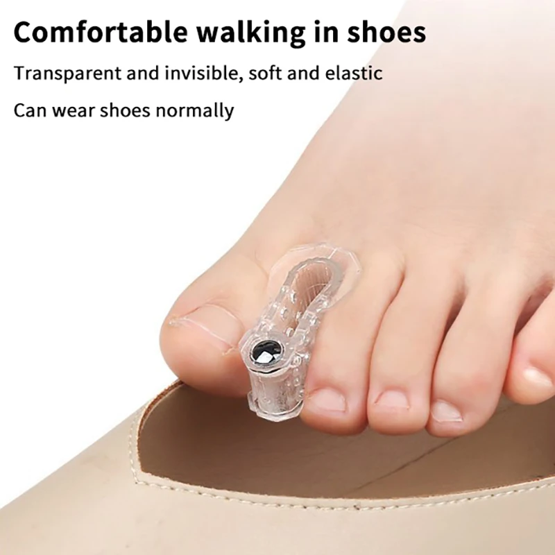 1個入り 外反母趾矯正具 足指セパレーター 親指矯正 ストレートナー フットケアツール