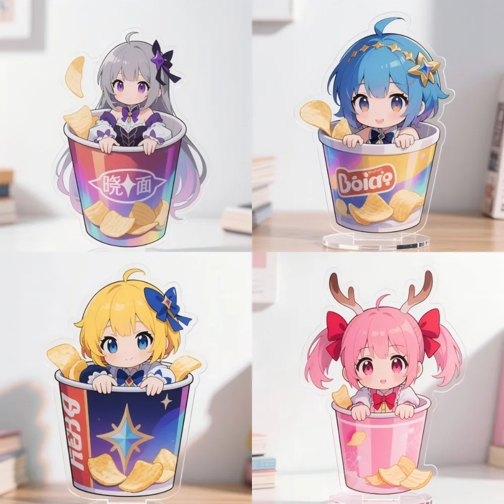 

Puella Magi Madoka Magica Acrylic Stand Figure Kaname Madoka Akemi Homura Anime Peripheral Originality Modeling Desktop Ornament