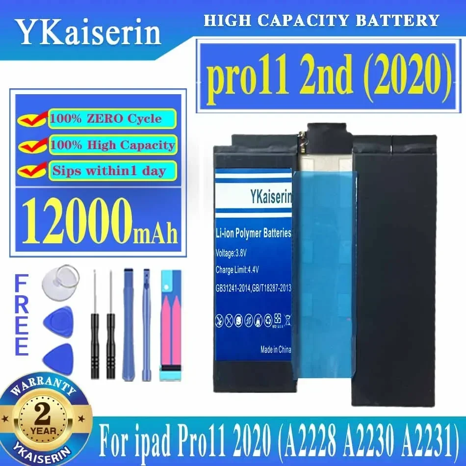 

YKaiserin Батарея pro11 1-й 2-й 3-й для iPad Pro 11 2018 A1980 A2013 A1934 A1979 A2042 2020 A2228 A2230 A2231 2021