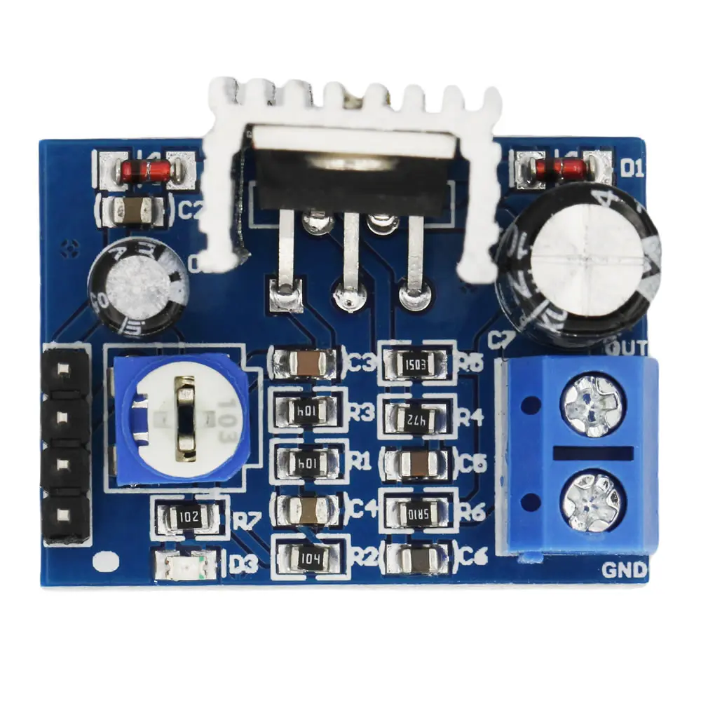 2PCS TDA2030A Audio Amplifier Module 6-12V 18W Power Supply TDA2030 Digital Audio Power Amplifier Board AMP Single DIY Speakers