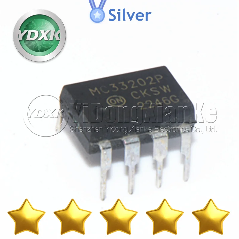 MC33202P DIP8 Electronic Components MC33078P MC33151P MC33171N MC33172P MC33172PG New Original MC33178P