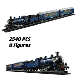 Idee Orient Express Train Building Blocks MOC 21344 French Luxury Train locomotiva modello di trasporto mattoni giocattoli regalo per bambini