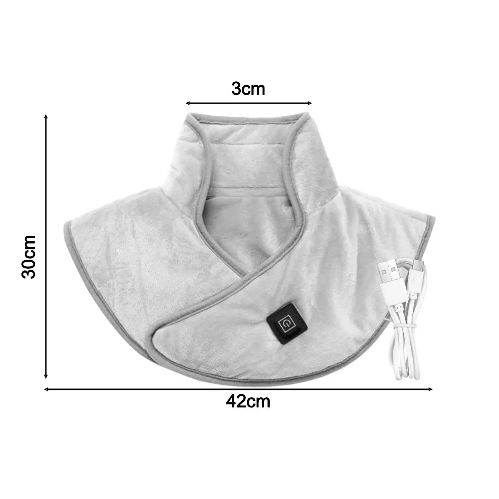 USB Electric Heating Neck Shawl: 3 Temperature Settings For Ultimate Comfort Home Improvement Hardware Parts For Home