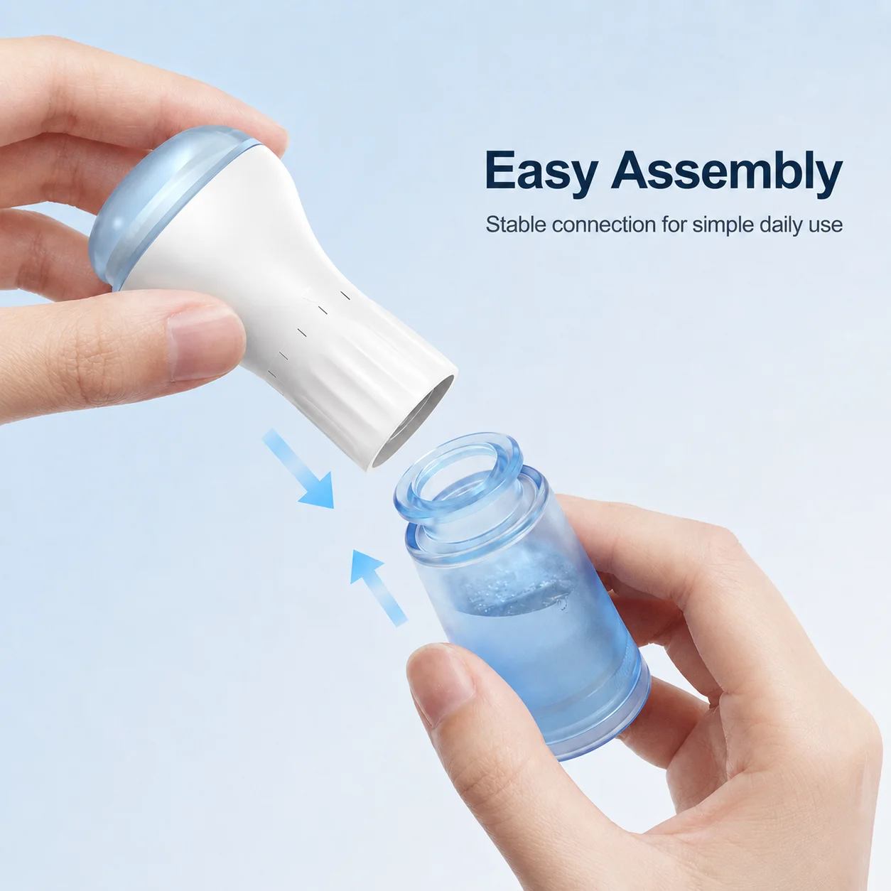 Adjustable Micro Touch Scalp Applicator 140 Touch Points Beauty Tool with 10ml Container for Hair Scalp Serum Home Care Tool