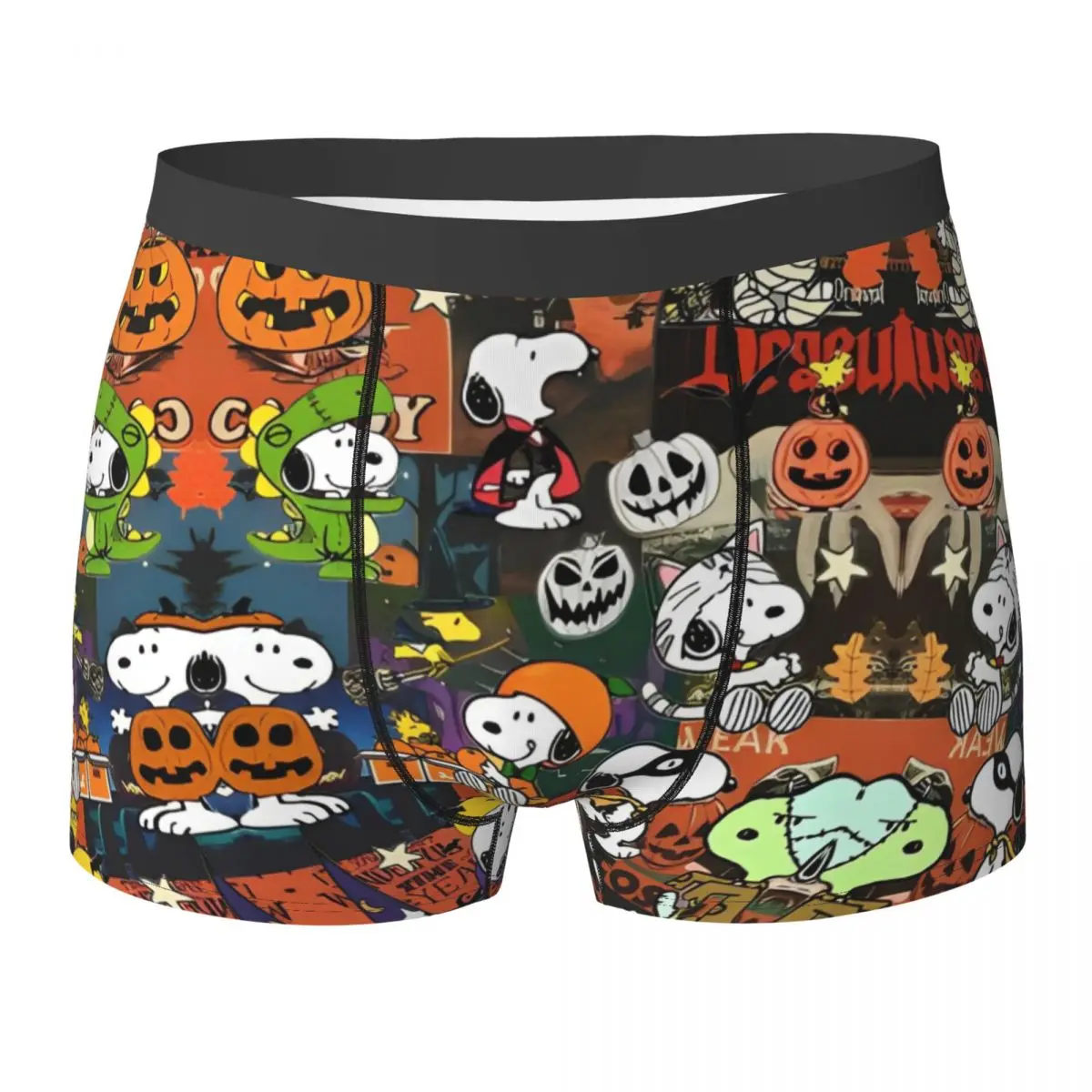 MINISO Snoppy الكرتون الملابس الداخلية مخصص DIY Boxershorts Trenky الذكور سراويل مثير لينة الملاكم موجز هدية عيد ميلاد