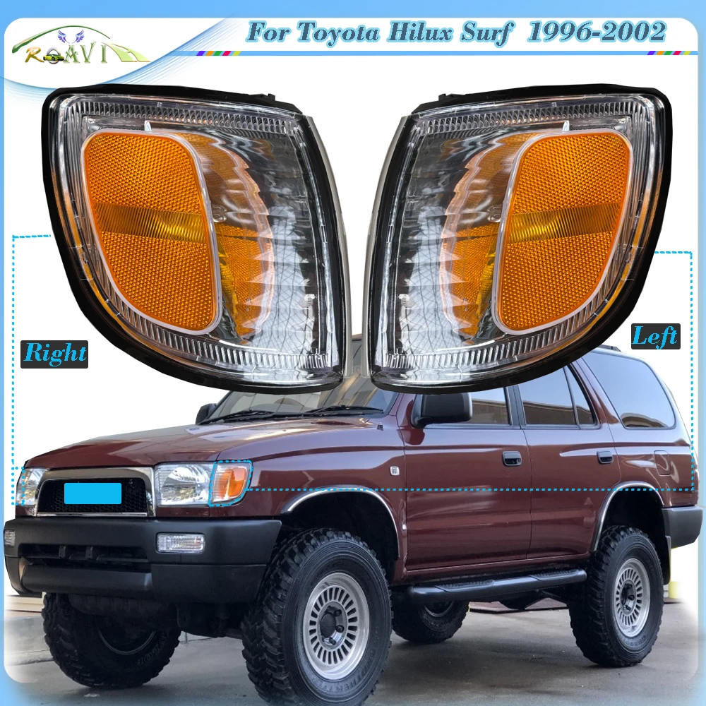 

Roavia Front Corner Light For Toyota Hilux Surf 1996-1999 Side Fender Lights Turn Signal Lamp