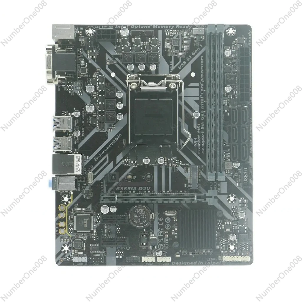 

For B365M D2V Used Motherboard 32GB LGA 1151 DDR4 ATX B365M Mainboard 100%Tested Supports 9th Gen Processors i9 9900