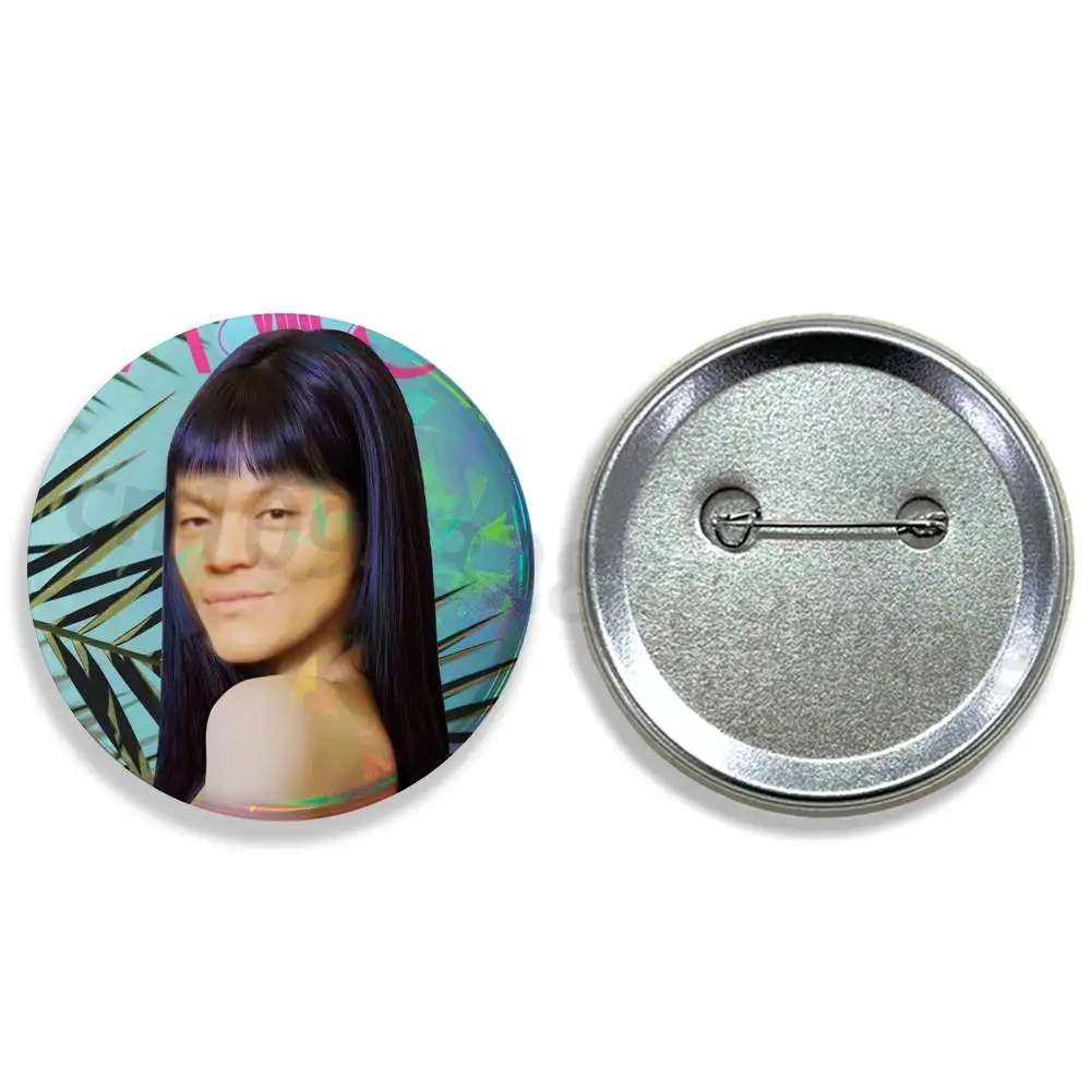 J-JYP Meme Modern Throw Pins 58mm Cute Cartoon Badge Handmade Brooches for Backpack Accessories Jewelry Gifts