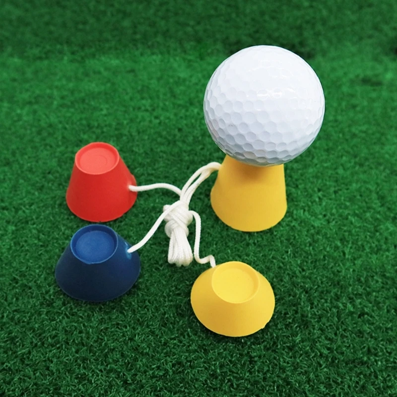 Tees golf 4 pièces, tailles 4 en 1, pour tapis conduite sur dur, pratique en intérieur