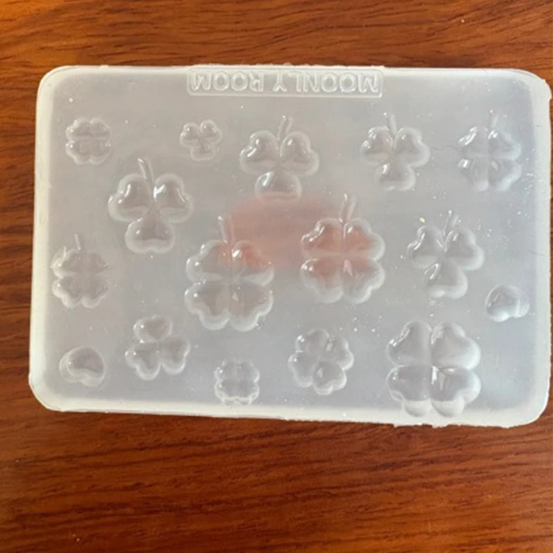  Nonstick Silicone Clovers Mold For Jewelry Accessories And Handmade Projects Heat Resistant Earring Pendant Mould