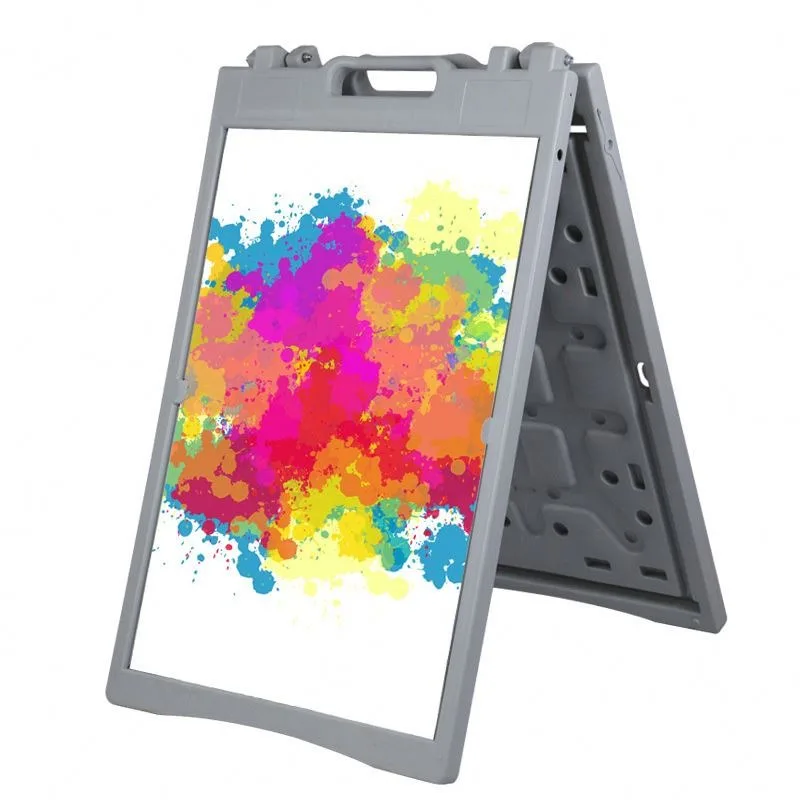 A-shaped board poster stand, water-filled plastic KT plywood billboard