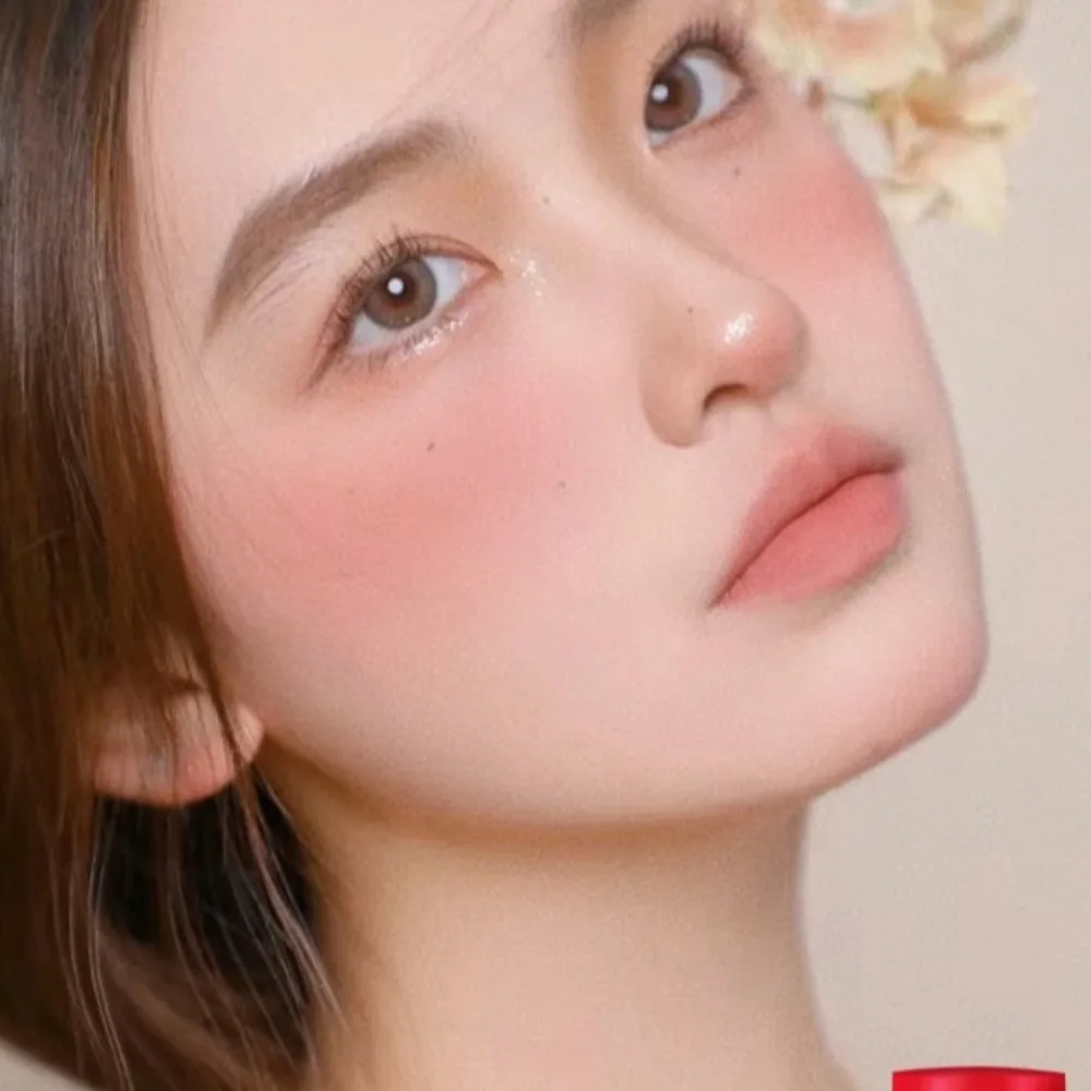 2PCS 4 Colors Multi-Use Lip Gloss Matte Finish Fashion Matte Lip Tint 3-in-1 Design Long Lasting Formula Facial Contour Rouge