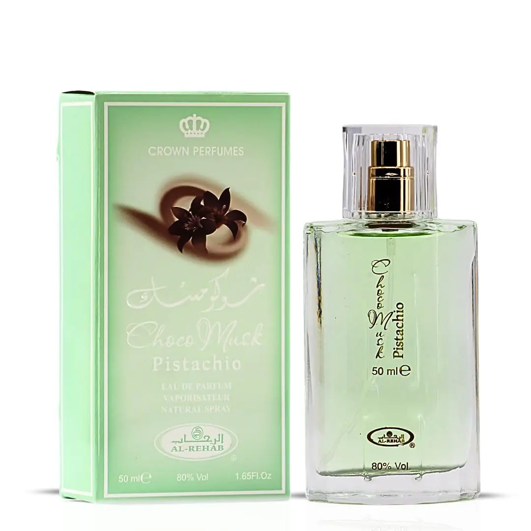 Choco Musk Pistachio Unisex Eau de Parfum 50ml/1.65oz – رائحة جوزي جورماند مع الفستق والشوكولاتة والفانيليا والكريمة الحلوة أ