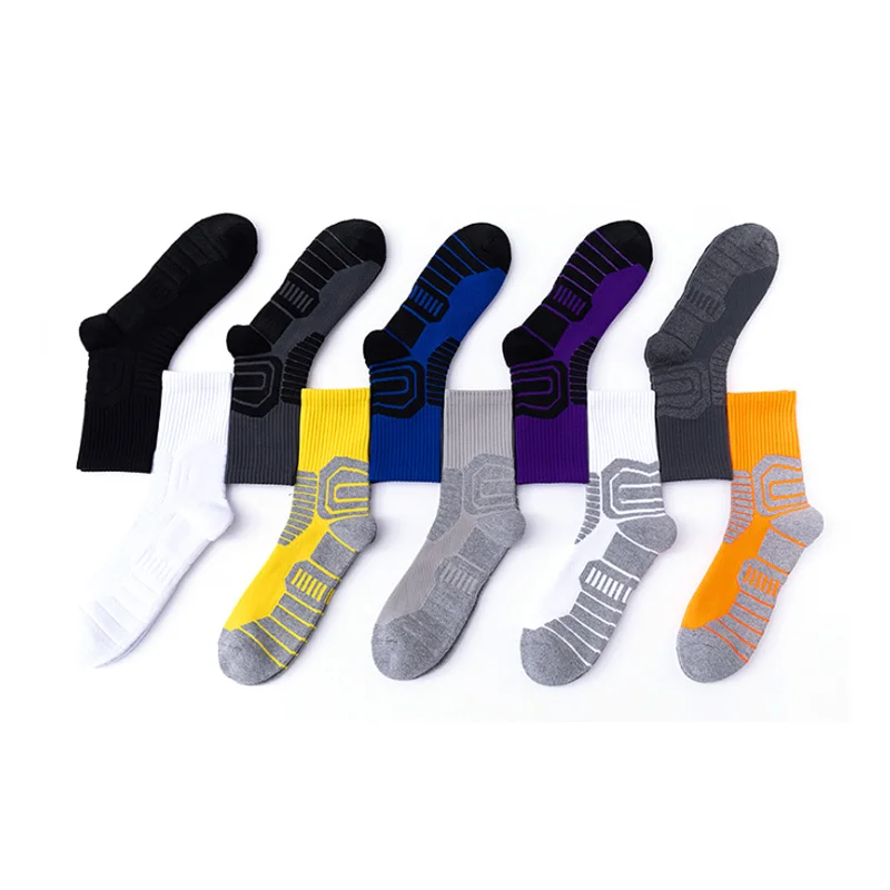 6Pairs Sport Professional Cycling Socks Basketball Football Soccer Running Trekking Socks Calcetines Ciclismo Hombre Men Women