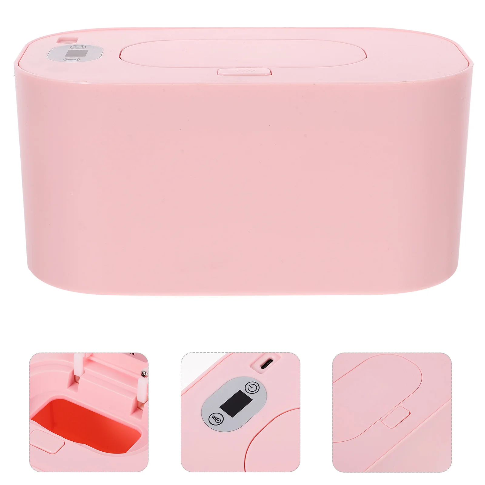 سعة كبيرة الطفل صندوق تسخين الأنسجة المبللة ABS جودة عالية توفير الطاقة عدم الانزلاق الطفل مسح سخان صندوق تسخين الأنسجة المبللة