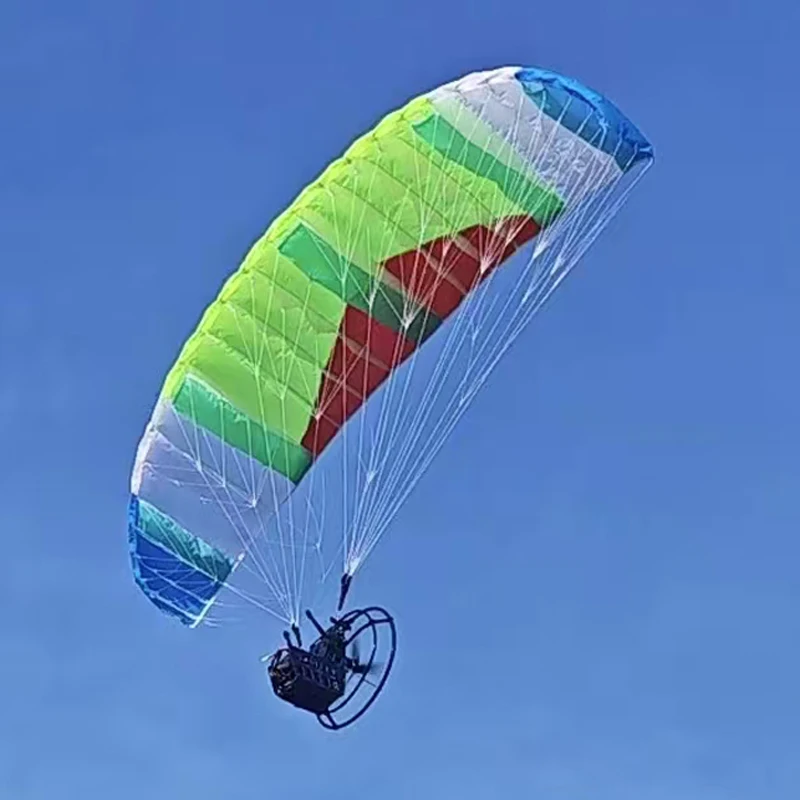 1Set 2.5Meters Hybrid Wing RC Paraglider Kit 2216 Motor Powered Paragliding Model Plug-N-Play Version for DIY Flight Enthusiasts