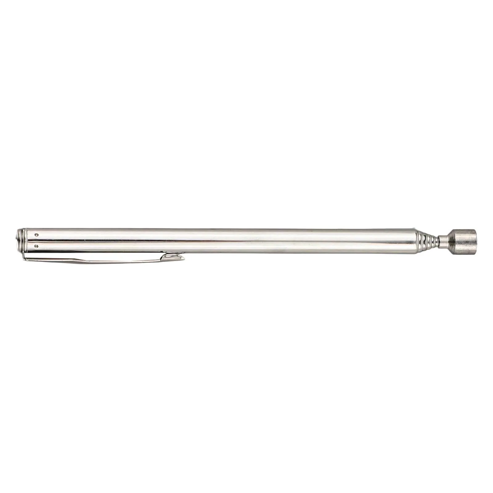 Pickup Tool Silver Pocket Clip Magnetic Pen Auto Repair Auto Repair Machine Repair Magnetic Pen Retractable Magnetic Pickup
