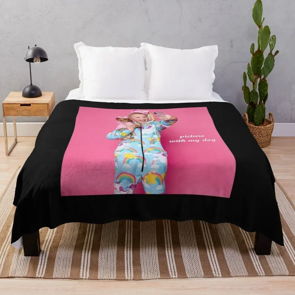 

Jojo Siwa Throw Blanket anime decorative Designers Picnic Blankets