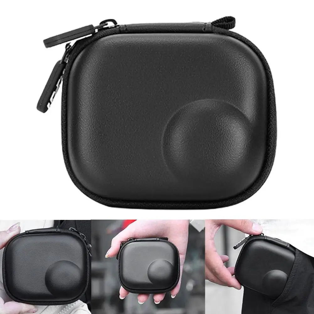 Per DJI Osmo Nano Custodia rigida in pelle PU Borsa con cerniera antiurto Custodia da viaggio antipolvere impermeabile per accessori per fotocamera Obiettivo