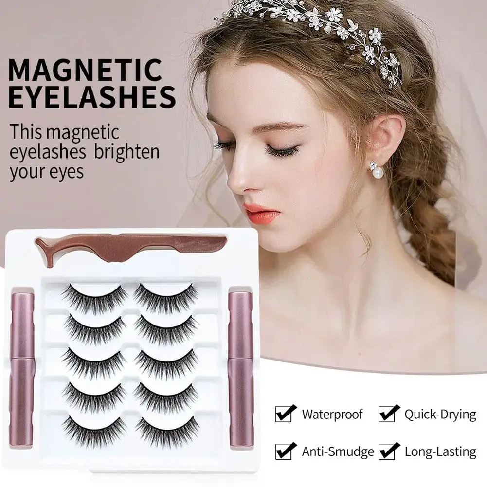 Magnetische Wimpers Handgemaakte Make-Up Tools Moeiteloos Innovatieve Herbruikbare Must-Have 3d Nerts Wimpers Voor Dagelijks Gebruik Make-Up L N7l5