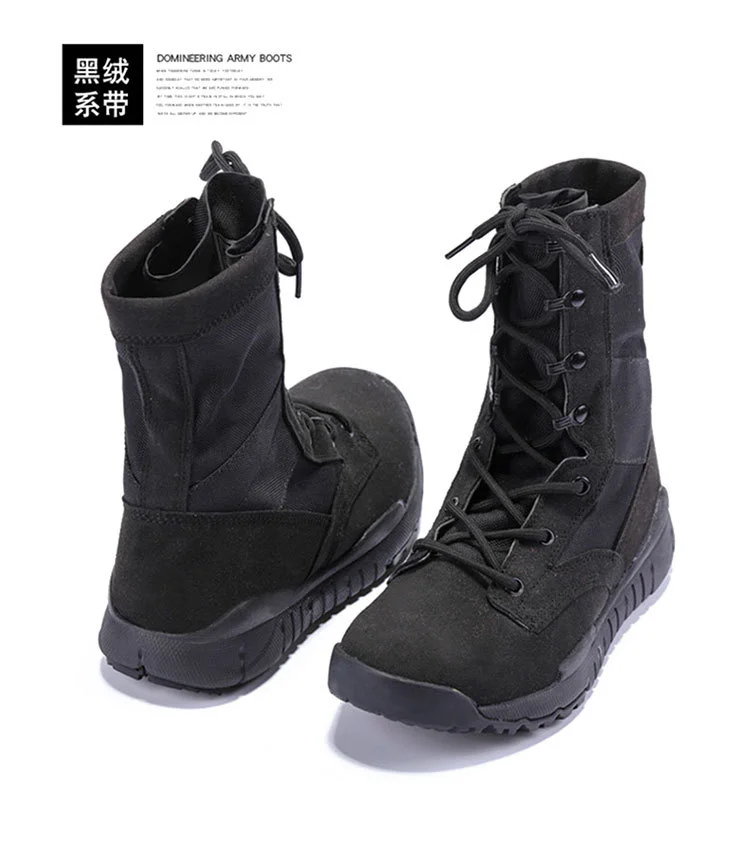 Mens Outdoor Camping Hiking Trekking Hunting Slip Resistant Shoes Mens Outdoor Training Desert Boots Sneakers