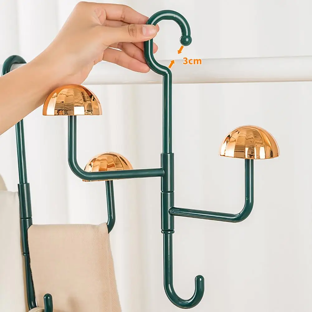 Hat Stand Hat Hanging Rack for 3 Hats Installation-free Plastic Display Hanger Baseball Cap Organizer Door Hook for Bedroom
