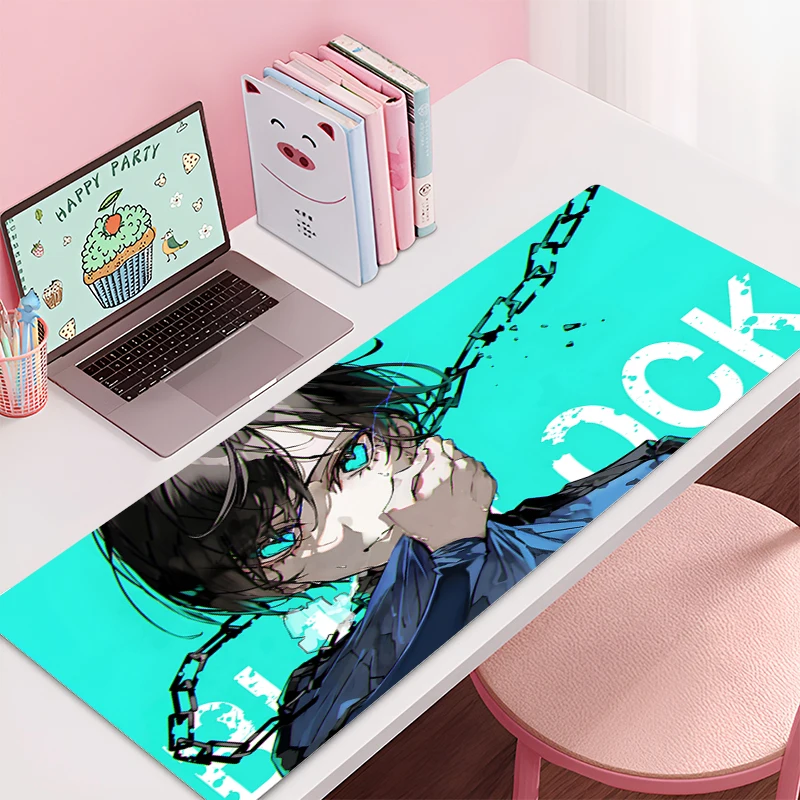 لوحة ماوس الألعاب BLUE LOCK Gamer ملحقات الكمبيوتر لوحة المفاتيح الجدول حصيرة لوحة الماوس شركة مكتب الكمبيوتر المحمول حصيرة الكمبيوتر HD Anime Mousepad